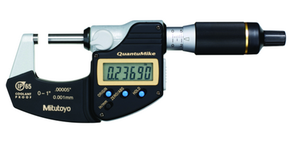 QuantuMike SERIE 293 — Micrómetro IP65 con Avance del Husillo de 2 mm/rev IP65 MITUTOYO