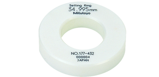 SERIES 177 Ceramic Fixing Rings — Accessories for Inside Micrometers, Holtest and Hole Gauges MITUTOYO