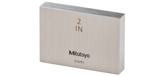 Gauge Blocks with Calibrated Thermal Expansion Coefficient MITUTOYO